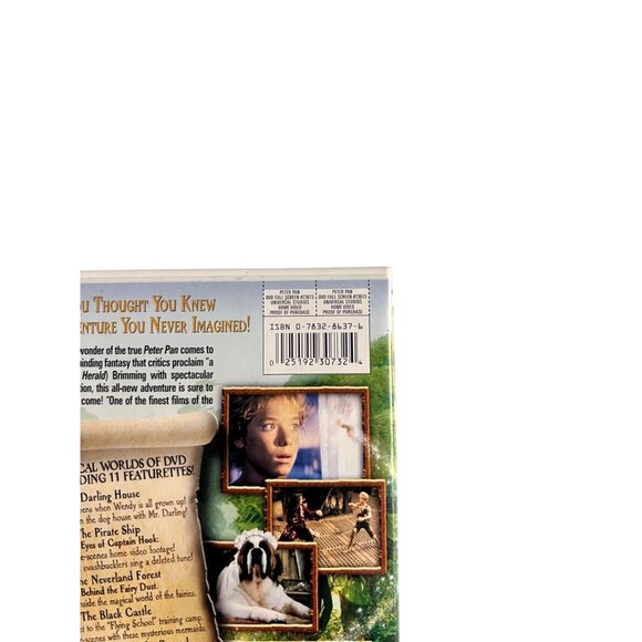 Peter Pan 2003 DVD Fantasy Adventure Jason Isaacs Jeremy Sumpter Pre-Owned - Picture 4 of 5